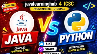 Java VS Python | Which one is the Best | javalearninghub_4_ICSC