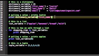Python for Automating OSINT #2 - Data Structures