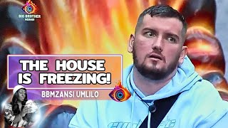 TYRONE vs BIGGIE ON THE FREEZING COLD HOUSE | BBMZANSI SEASON 5 | GLORY ELIJAH