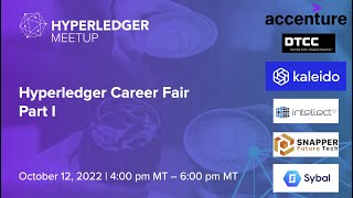 Hyperledger Career Fair 2022 - Part I