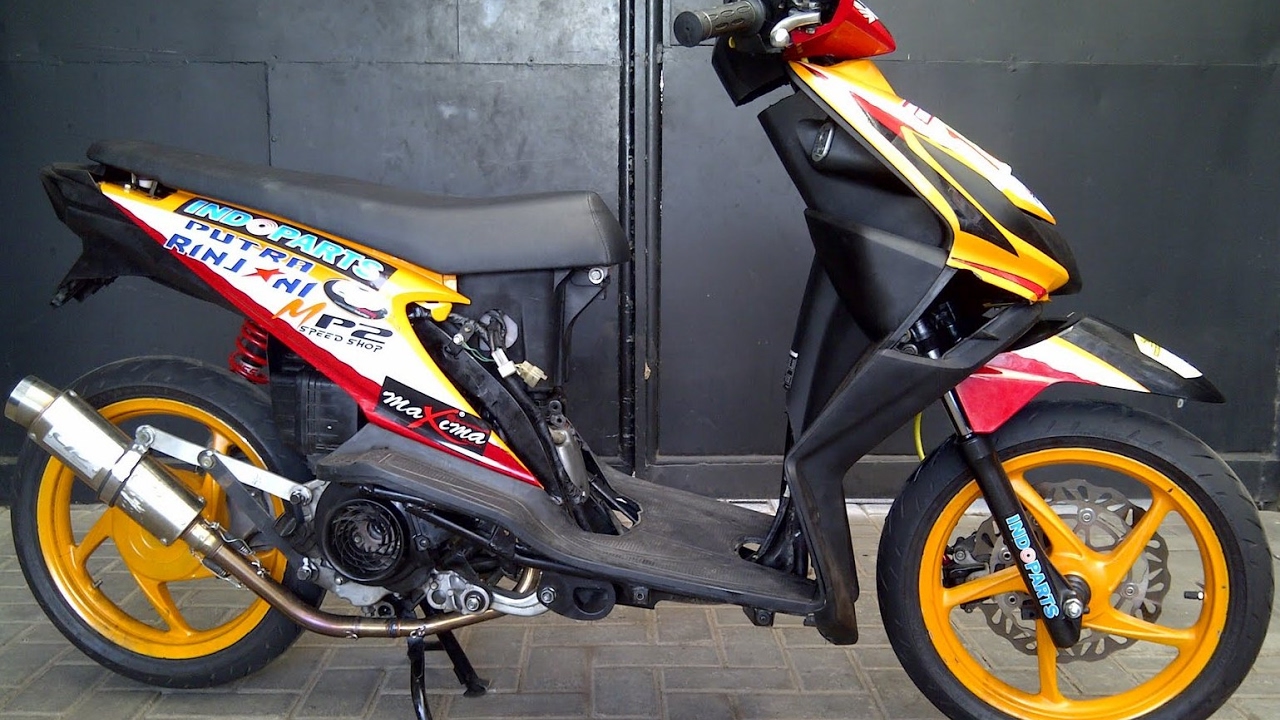 Download Kumpulan Modifikasi Beat Karbu Kuning Terlengkap | Peleg Motor