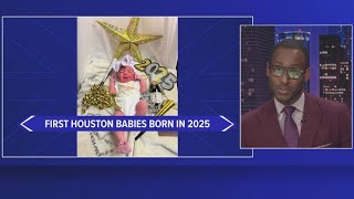 Happy New Year and happy birthday to the first 2025 babies born in Houston