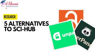 Breaking Research Barriers: Explore 5 Alternatives to Sci Hub #research #researchscholar #phd