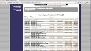 Maryland Secretary of State Business Search