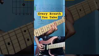 Every Breath You Take - The Police | Guitar Lesson with Tabs and Chords. #everybreathyoutake