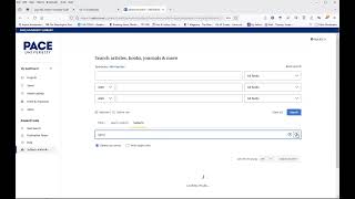 PsycInfo Advanced Search