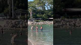 🇬🇷Kalamaki Beach Greece Sea And Sand -Hot Day⚓️