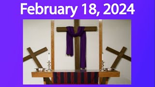 FHUC Worship for February18, 2024