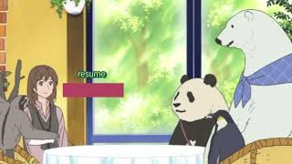 Shirokuma Cafe Japanese conversation anime Ep2/4