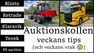 Maskinauktioner v.29 - Scania T560 V8  - Komatsu 830.3  - Ford TW-30 med vagn