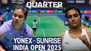 PV SINDHU V/S GREGORIA MARISKA TUNJUNG YONEX-SUNRISE INDIA OPEN 2025 WOMEN'S SINGLES