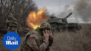 Ukraine's elite 47th Brigade pin down Russian soldiers with heavy gunfire in brutal trench battle