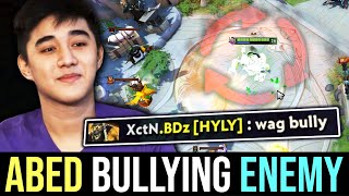 Abed TIMBERSAW - Bullying \u0026 Toying everyone in pubs DOTA 2