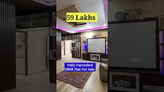 59 Lakhs || Fully Furnished 2BHK Flat For Sale in Hyderabad