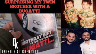 Suprising My Twin Brother With Bugatti | Twins Birthday 2020 | #DanishVlogsster