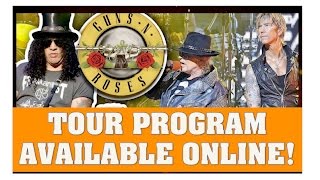 Guns N' Roses News  Not In This Lifetime Tour Program Available Online!