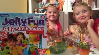 Jelly Fun Jelly Slush Maker unboxing and making Jelly Slush U\u0026T