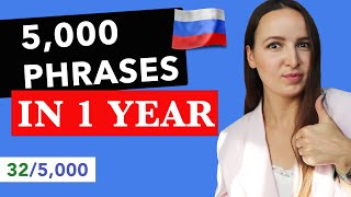 LEARN 5,000 RUSSIAN PHRASES IN 1 YEAR  |  32/5000