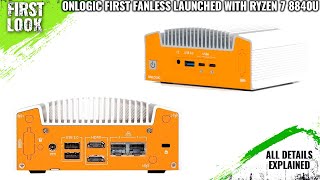 Onlogic ML100G-42 Fanless NUC Launched With AMD Ryzen 8840U - Explained All Spec, Features And More