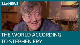 Stephen Fry on Donald Trump, LGBT lessons, his weight loss and Greek mythology | ITV News