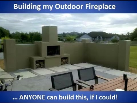 Building my outdoor fireplace (with commentary) Building my outdoor fireplace (with commentary)