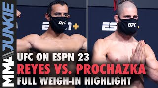 UFC on ESPN 23 weigh-in highlights: Fight canceled after big miss