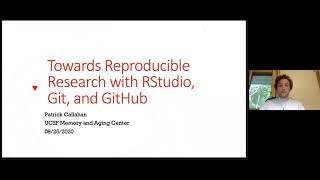 Towards Reproducible Research with RStudio, Git, and GitHub