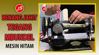 Mengatasi Benang Jahit Atas Tegang Mesin Jahit Hitam