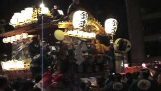 熊谷うちわ祭り2013　銀座区、祇園会へスイッチ　国道巡行