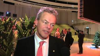 Interjvu med Edvard Moser etter nobelforelesning 7. desember 2014