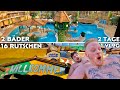 Zwei Erlebnisbäder - 16 Wasserrutschen! | MIRAMAR Erlebnisbad &' Aqualand Köln | Vlog