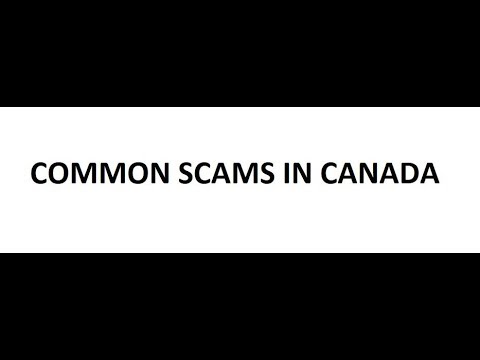 Common SCAMs In Canada - YouTube