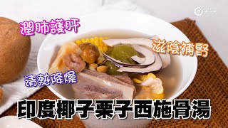 印度椰子栗子西施骨湯｜潤肺護肝｜滋陰補腎｜清熱降燥｜強健骨質