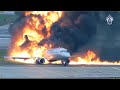 New video released showing moments after Aeroflot flight 1492 makes emergency landing on 5 May 2019