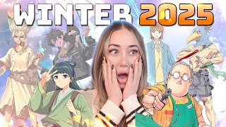 REACTING to WINTER 2025 ANIME OPENINGS for THE FIRST TIME !!