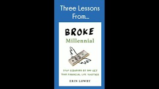Three Lessons from Broke Millennial:  Get Your Financial Life Together #shorts Self Education Series