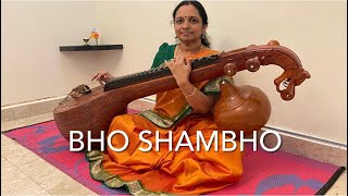 Bho Shambho - Veena Cover | Devotional Song | Sai S Veena