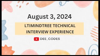 LTI Mindtree Latest Interview Experience | Freshers | LTI Mindtree latest questions | OnCampus