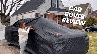 Putting the Outdoor Waterproof Full Exterior Car Cover to the Test: Review Video