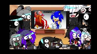 Gacha react to ghostface vs eggman