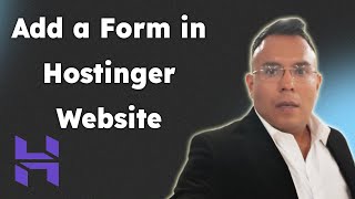 How to Add a Form in Hostinger Website Builder Step by Step 2025