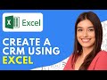 How to Create a CRM Using Excel (2026) – Step-by-Step CRM Tutorial for Beginners