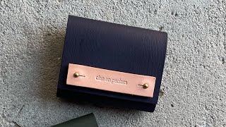 cian en paclamミニ財布mini wallet ➖navy➖