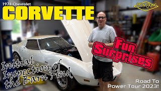 Initial Inspection Of The 19yr Off The Road Barn Find 1974 Corvette Stingray