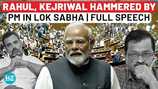 PM Modi Full Lok Sabha Speech: Attacks On Rahul, Kejriwal; Big AI Plans \u0026 Report Card Of 11 Years