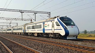 Dangerous Howrah Vande Bharat Express Skip S Curve...