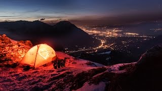 Zelt unter Sternenhimmel - Nachtfotografie mit Herz - Making Of