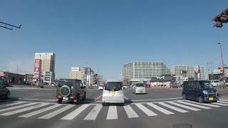 さいたま市内ドライブ動画 イオンモール浦和美園店から道の駅庄和まで(国道463号線と4号線)