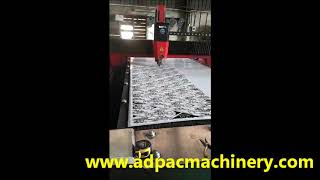 Advance Pacific Machinery (APM) - Laser Cutting Is Cutting Stainless Steel Plate With Plastic Film