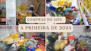 COMPRAS DO MÊS DE JANEIRO - A Primeira compra do ano - valor total - primeira compra de 2025 🇧🇷